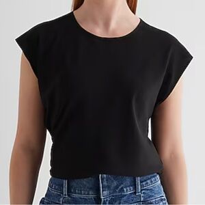 NWT EXPRESS Women Crewneck Black Top